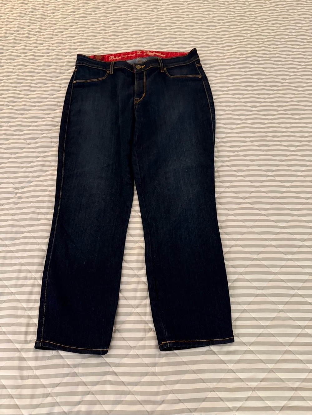 Women’s Jeans CJ by Cookie Johnson Believe Crop Legging Size 29 EUC Logo Stretch